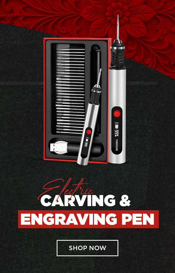 Markuno Customizer Engraving Pen – Electric Engraver Tool with 30 Free Bits